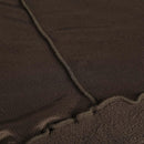 Women Thicken Fleece Winter Jacket Hooded Zipper Overcoat(Coffee)(XXXL)