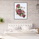 5D Diamond Painting DIY Musical Instrument Flowers Partial Special Shape Dril