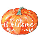 Fall Pumpkin Welcome Sign Autumn Pumpkin Hanging Wooden Signs Autumn Fall.