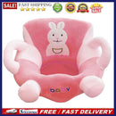 Baby Cartoon Sofa Cover Anti-fall Infant Plush Chair Learning to Sit No Filli
