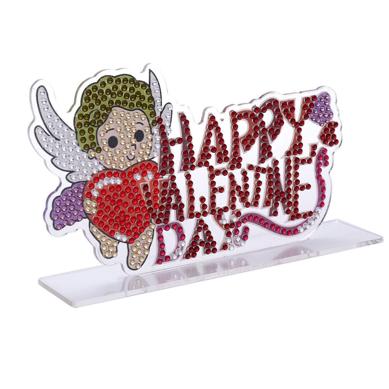 DIY Crystal Diamond Painting Valentines Day Desk Ornaments Kit (CB009)