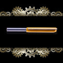 1/4x3/8x50 Long Straight Router Bit 2 Flute 1/4'' Shank Woodworking Cutter Newly