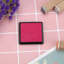 Fingerprint Square Inkpad for DIY Scrapbook Card Paper Craft Stamp (Rose) Newly