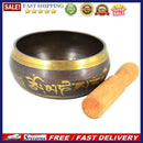 Metal Buddha Sound Bowl Tibetan Bell Yoga Meditation Bowl Singing Bowl Striker