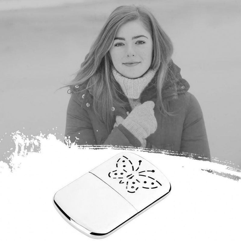 Convinient Ski Winter Camping Metal Hand Warmer Petrol Pocket Sale T0I1