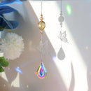 Crystal Hanging Light Catcher Jewelry Wind Chimes Home Wedding Car Decor Gift