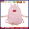 Women Canvas Lovely Cartoon Pig Shape Causal Backpack Shoulder Bag(Pink)