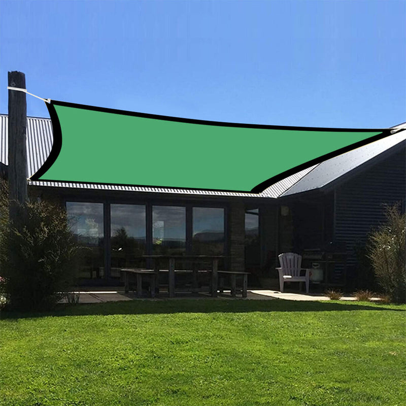 Sunblock Shade Cloth with Grommets Sail Canopy Awning UV Blockage (2x4m)