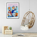 5D Diamond Painting Christmas Fairy Full Round Rhinestone DIY Home Decorations