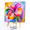 Blooming Flower Oil Paint By Numbers DIY Handpainted Home Decoration Unfram