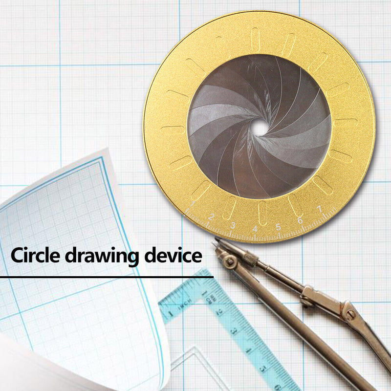 Flexible Circle Drawing Ruler Tool Measuring Rotary Drawing Circular Compass