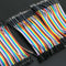 120pcs  Color Ribbon Line Breadboard Dupont Cable Jump 10cm Jumper Wire Newly