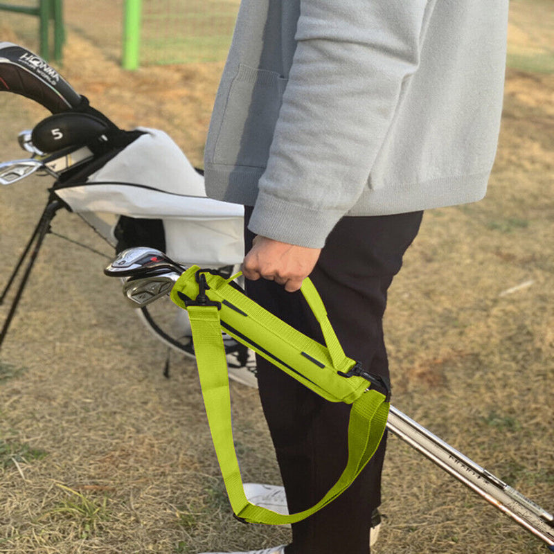 Lightweight Golf Club Carrier Bag Portable Travel Adjustable Shoulder Strap B