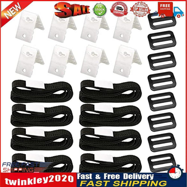 Swimming Pool Solar Cover Straps Kit Universal Solar Blanket Cord Buckle Newly