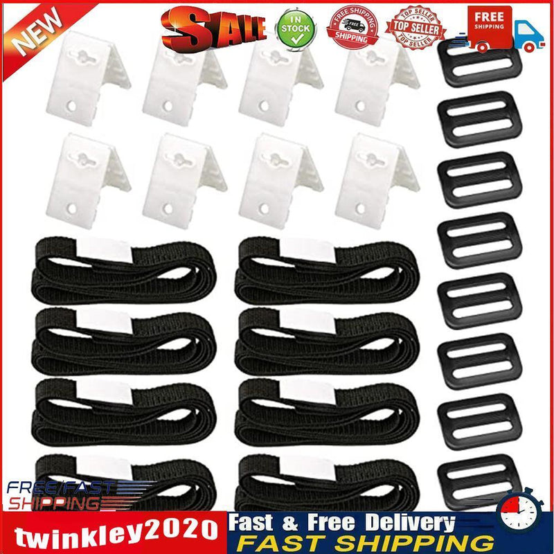Swimming Pool Solar Cover Straps Kit Universal Solar Blanket Cord Buckle Newly