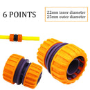 3/4 inch Hose Coupling Joint Garden Watering Quick Connector for Pipe Tube