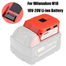 Battery Adapter Power Bank Converter For Milwaukee M18 18V-20V Li-ion Battery