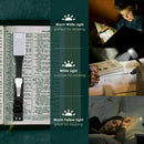 USB Rechargeable Clip On Book Light LED Flexible Reading Lamp For Reader Kindle