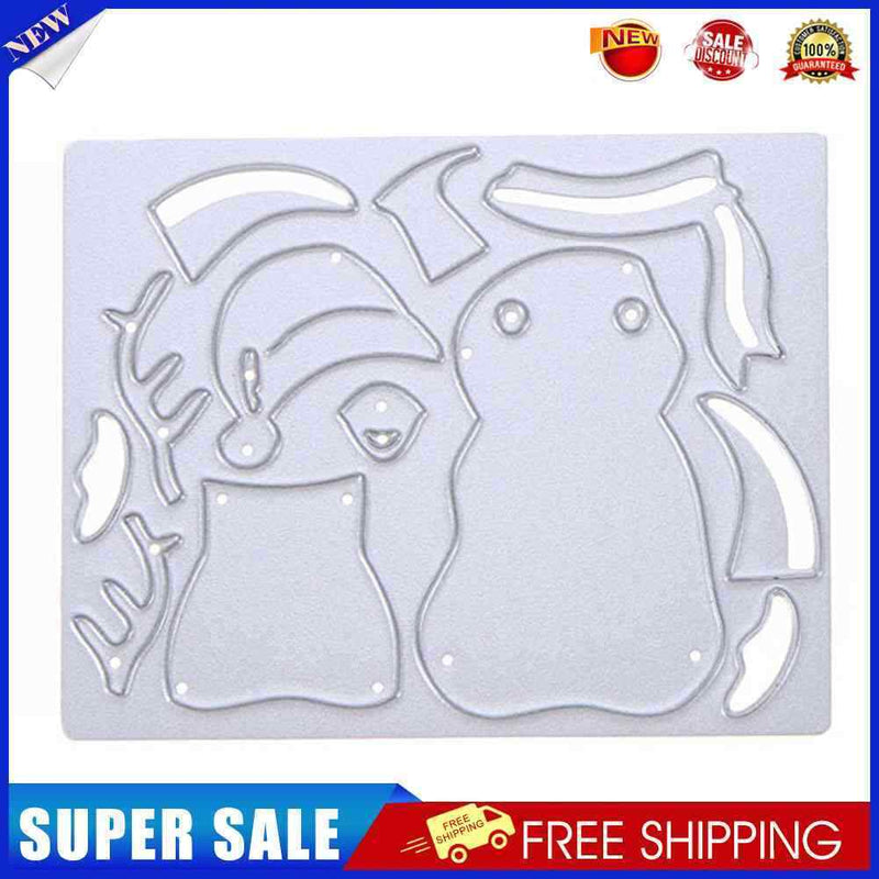 Christmas Penguin Boy Joint DIY Scrapbook Embossing Craft Cutting Die-171045
