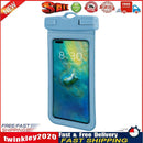 Waterproof Case Swimming Underwater Mobile Phone Pouch Bag (Grey Blue) Newly