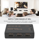 3x1 HDMI-compatible Splitter 4K 60Hz HDCP 2.2 HDR 3 In 1 Out HD Switcher fo