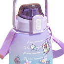 1.3L Large-capacity Water Bottle Outdoor Sports Gradient Cup (Purple Blue) Newly