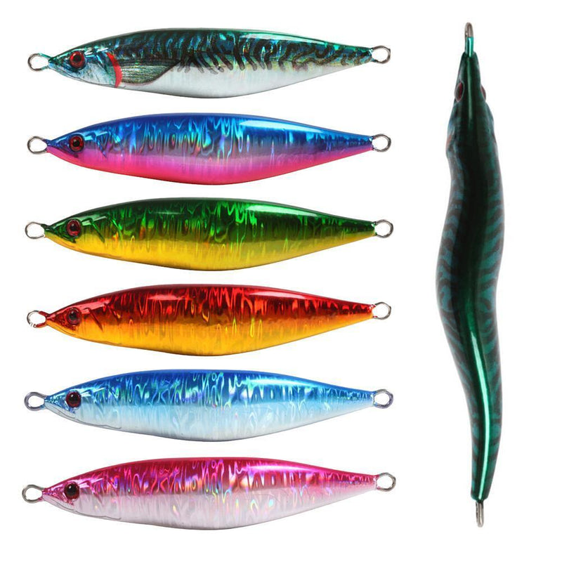 S Shaped Luminous Fishing Lure 12cm 160g Metal Artificial Bait (JIG81-2)