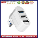Rotatable 3 Port USB Hub USB 2.0 3.0 for Computer PC Laptop Mini Accessories