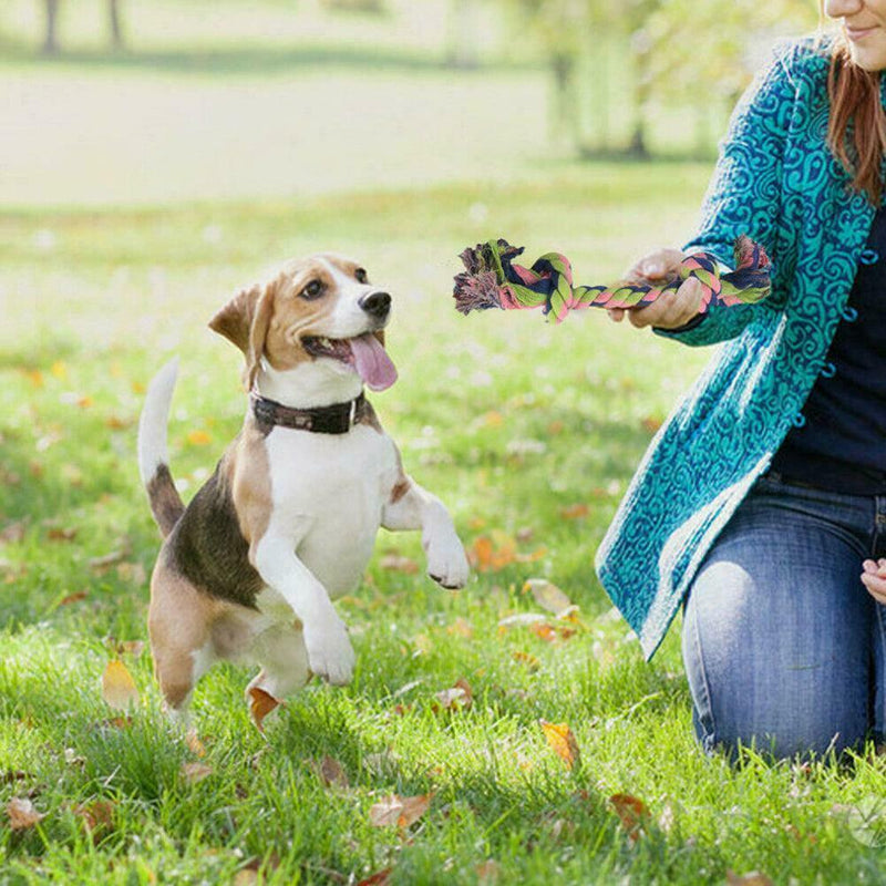 Small Dog Rope Chew Toys Kit Tough Strong Knot Pet J9Z8 Puppy Cotton V5K8
