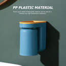 Toothbrush Holder Wall Mounted Adhesive Toothpaste Stand for Shower (Blue)
