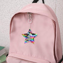 Colorful Sequins Keychain Star Shining Girl Backpack Jewelry (Multicolor)