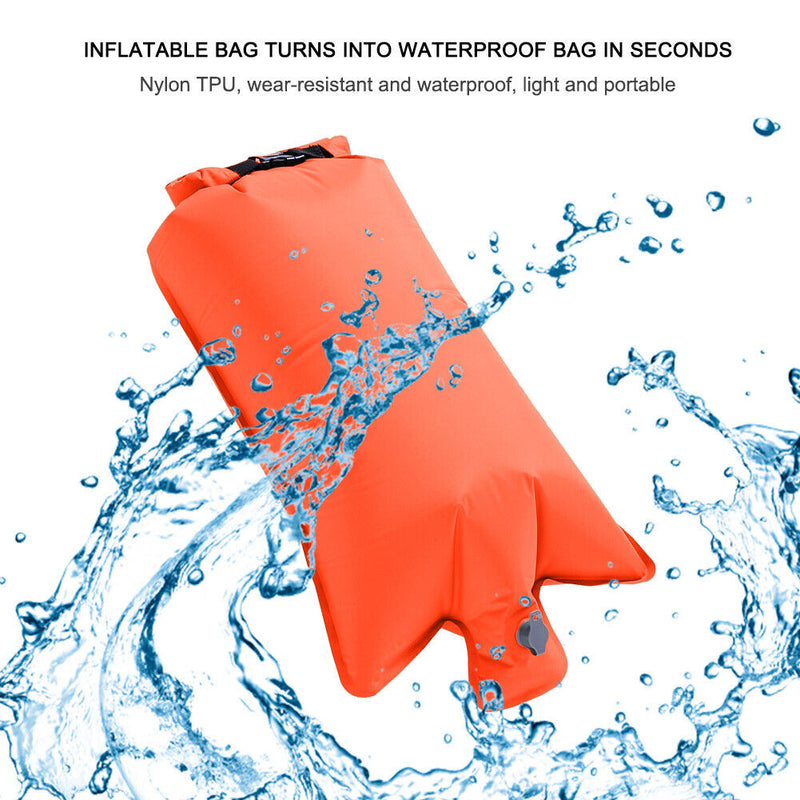 Outdoor Inflatable Bag Portable Rainproof Phone Storage Bag Hiking Air Matt