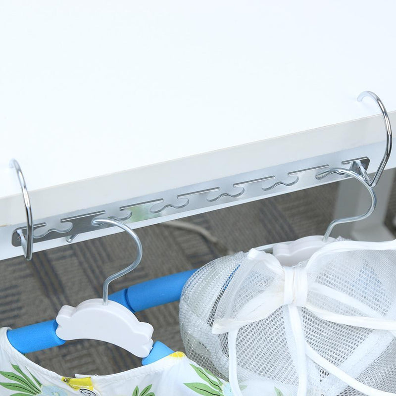 Y Shape Universal Metal Clothes Closet Shirts Hangers Practical Racks(4pcs)