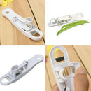 Plastic Bean Slicer Vegetable Cutter Runner Beans Peeler Cutter Shredder
