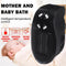 500W (UK/US/EU) Plug Portable Electric Heater Digital-Display-Timer Black