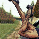 Women Floral Pattern SexyNew Lace Fishnet Stockings C3E9 M0B9 N4H4 R0A6