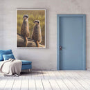 5D DIY Diamond Painting Mongoose Kits Full Round Drill Wall Decor Rhinestone Art