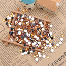 30g 6mm Crystal Rhinestone Diamond Flat Back DIY Wedding Dress (Topaz)