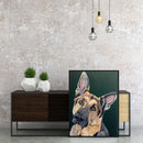 DIY Dog Coloring Picture Hand Painted Acrylic Drawing Oil Paint by Numbers Gift