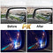 12pcs Anti-glare Car Stickers Waterproof Rearview Mirror Film for Driving Newly