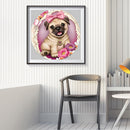 5D DIY Full Drill Diamond Painting Dog Cross Stitch Craft Kit Bedroom Home Decor