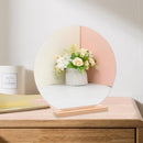 Acrylic Vanity Mirror Irregular Mirror Home Desktop Makeup Decor 2pcs
