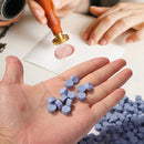 200pcs Octagon Sealing Wax Blue Wax Beads for Envelope Invitation DIY (E) Newly