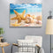 Digital Paint Starfish Pattern Painted By Numbers On Canvas Wall M033