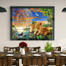 Full Round Drill Mosaic Art Picture of Rhinestone Kit Handmade Gift Home Deco