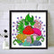 Part Drill Special Shaped DIY Colorful Mushroom Diamond Painting Picture Craft