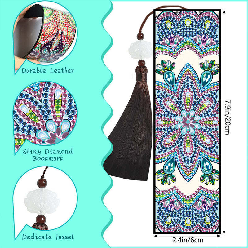 5D DIY Diamond Painting Bookmark Mandala Mosaic Tassel Book Crafts (FQY022)