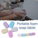 Color portable foam soap flakes For outdoor travel F8S3 Y9B7
