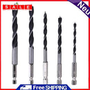 5PCS Drill Bit Set 4 5 6 8 10mm Change Metal Tools 1/4 Hex Shank Wood H