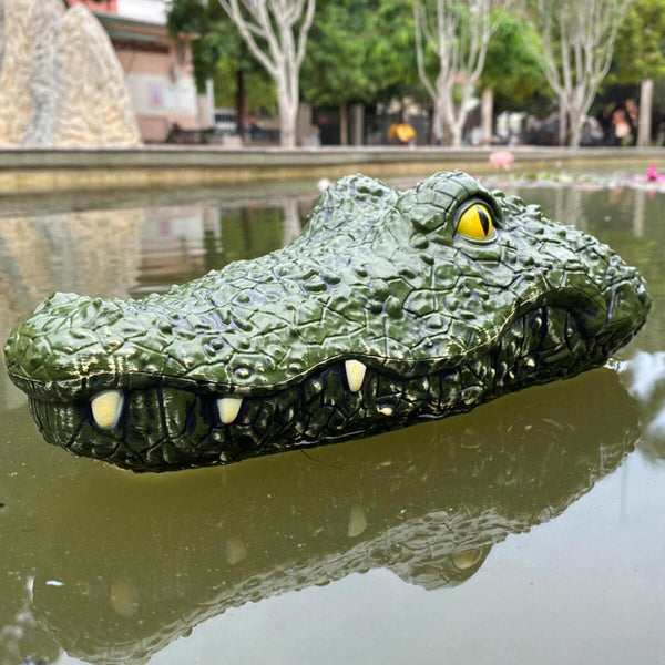 Simulation Crocodile Head 2.4G RC Boat Remote Control Electric Toys#